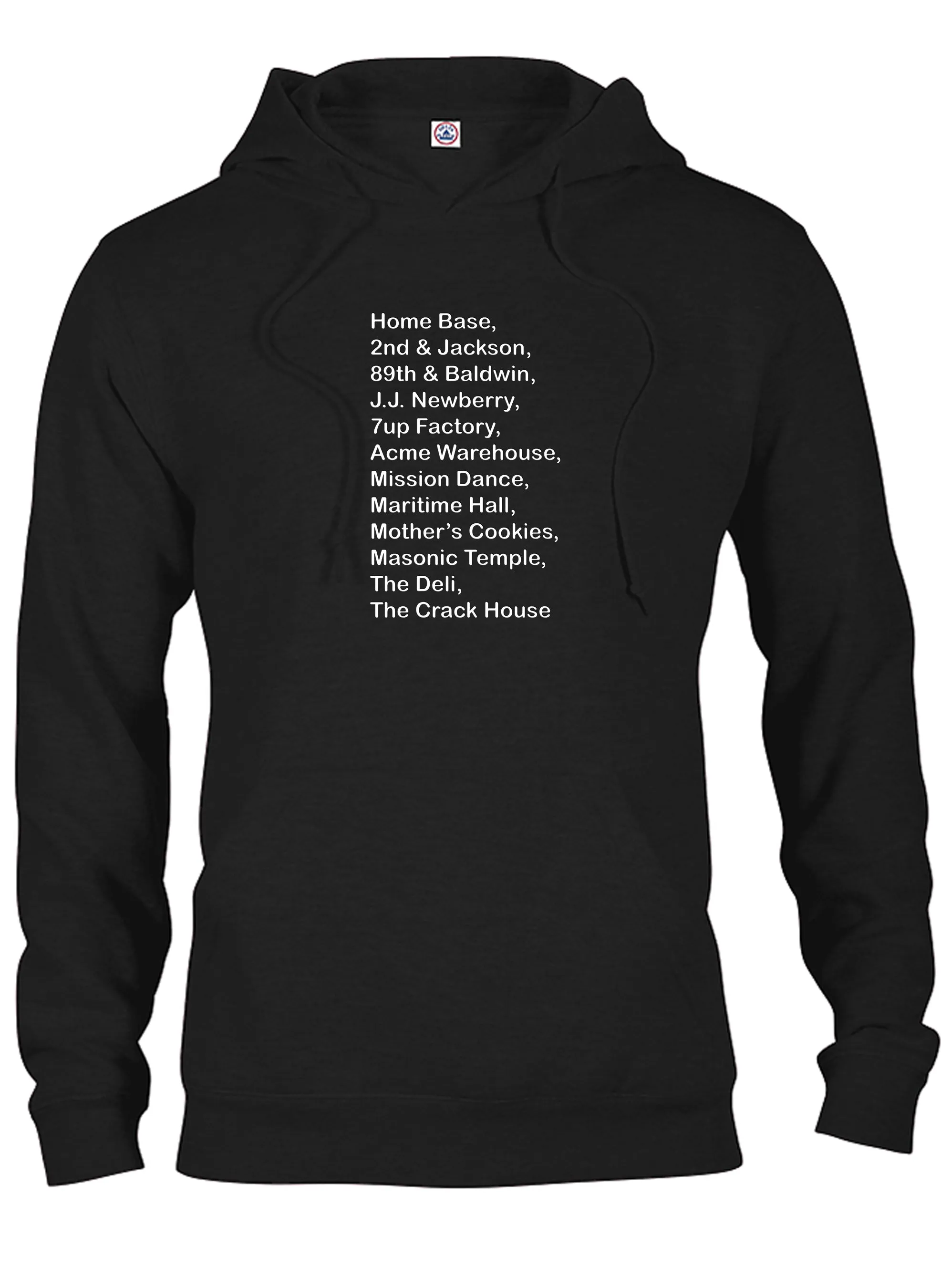 Bay Area Rave Locations T-Shirt
