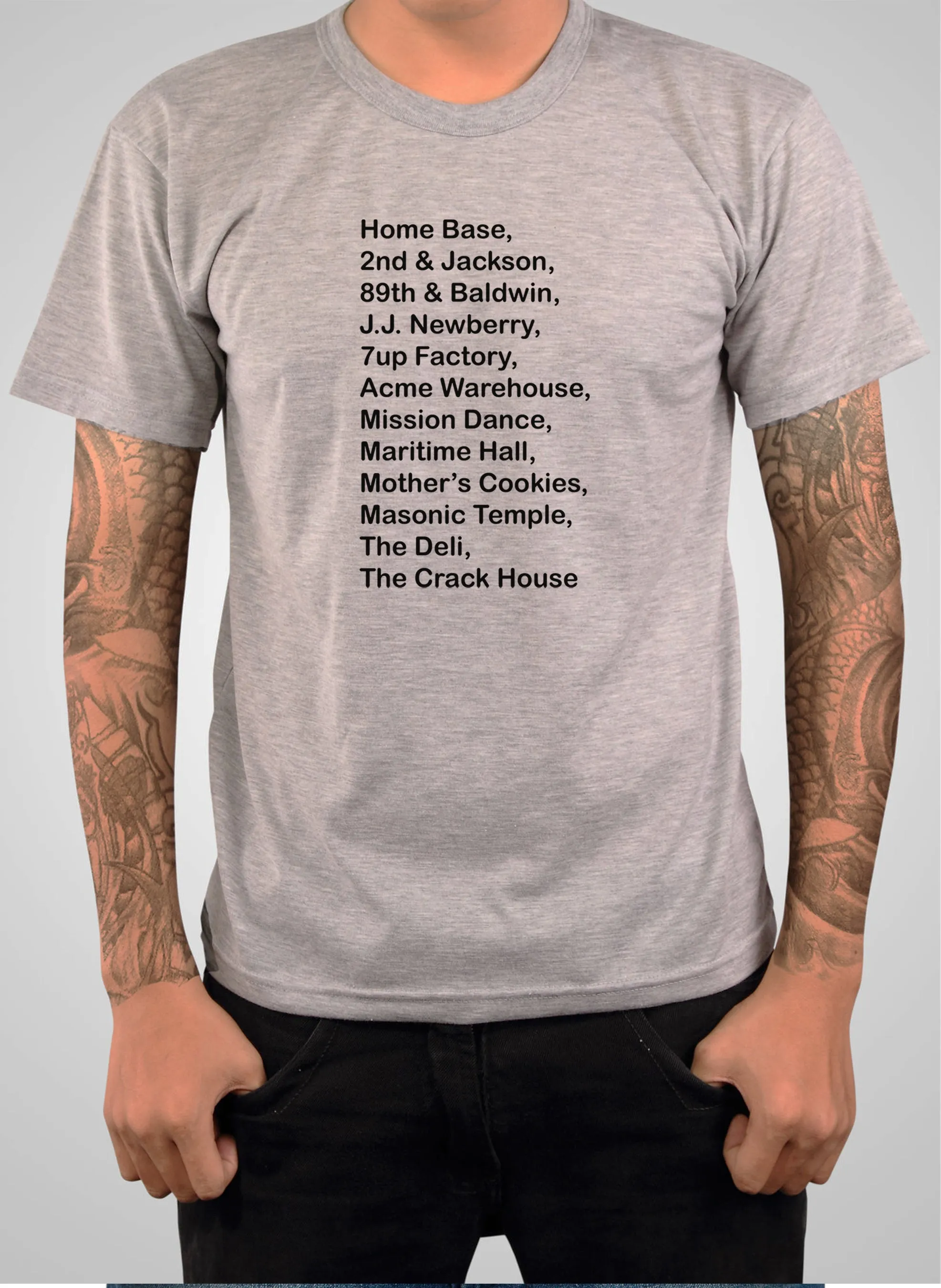 Bay Area Rave Locations T-Shirt