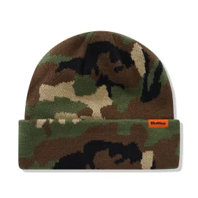 Butter Goods Camo Cuff Beanie Woodland Camo