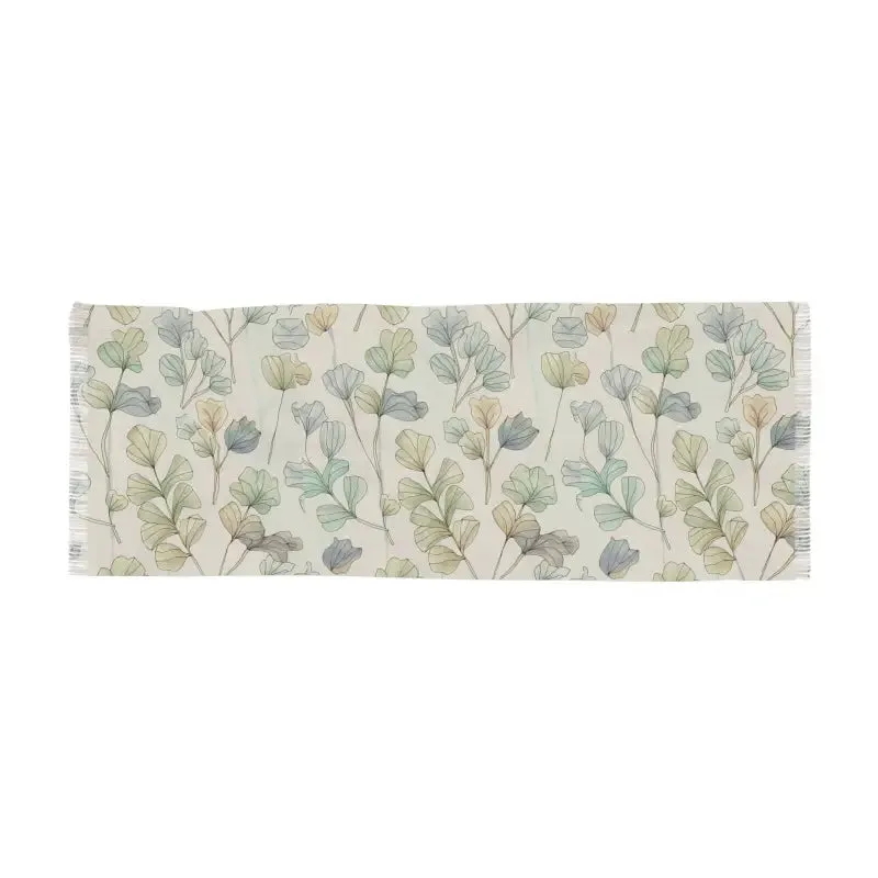 Dazzling Chic Leaves Nature Polyester Scarf