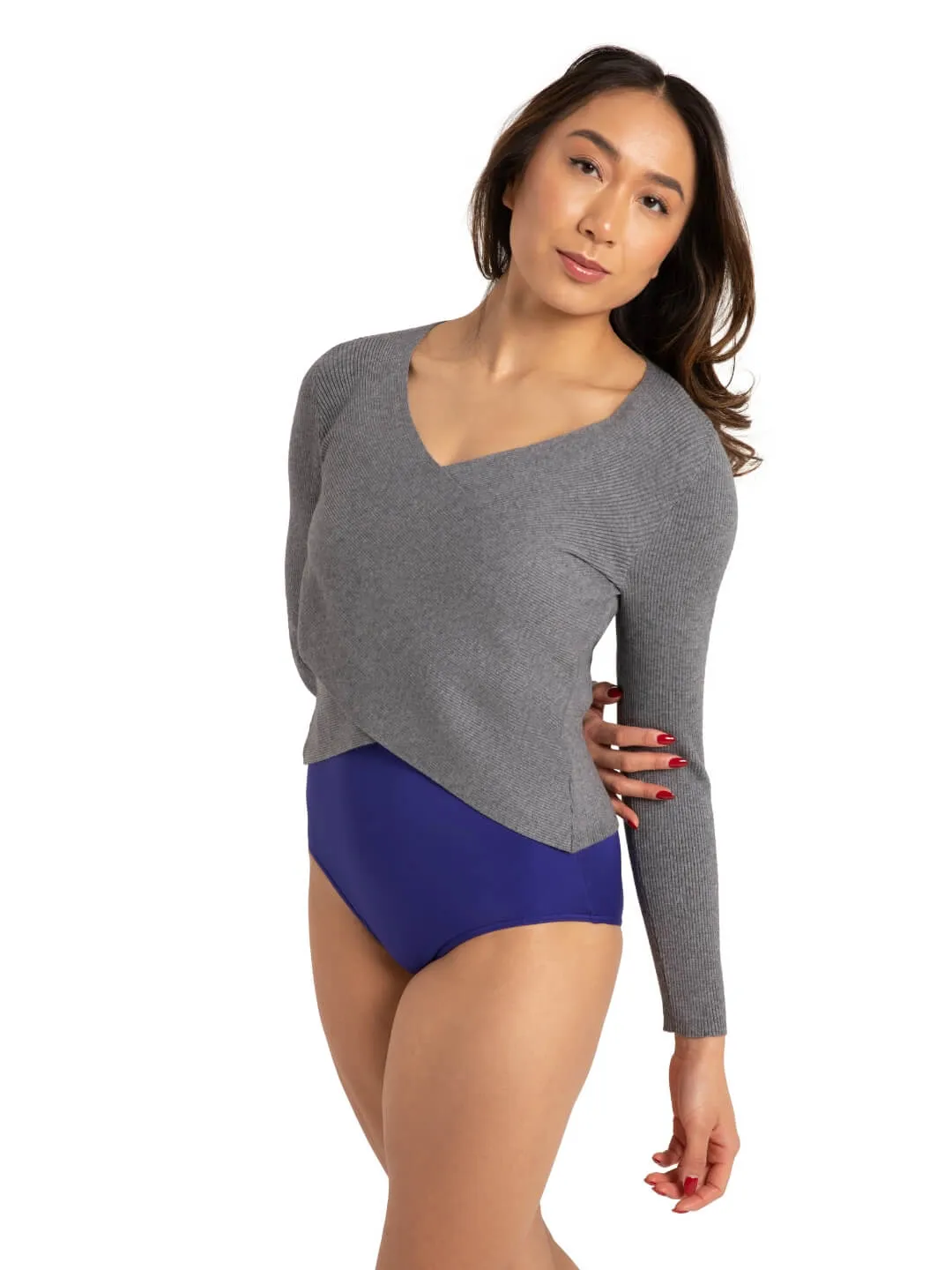 HARMONIE WELLNESS WRAP SWEATER