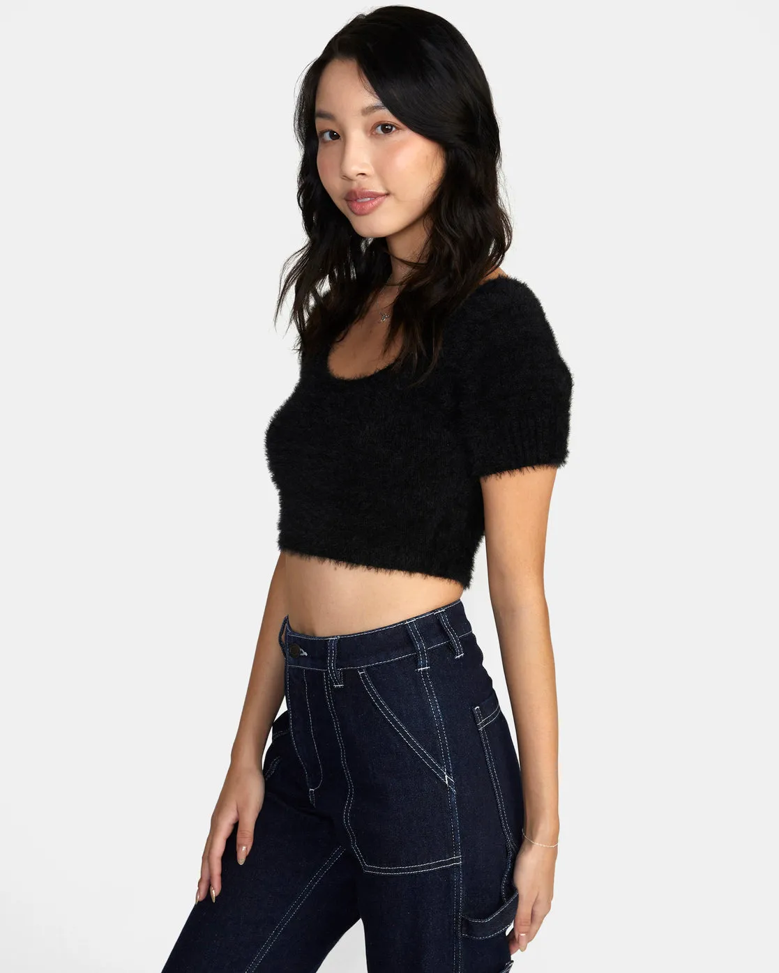 RVCA MURRAY SWEATER - BLK