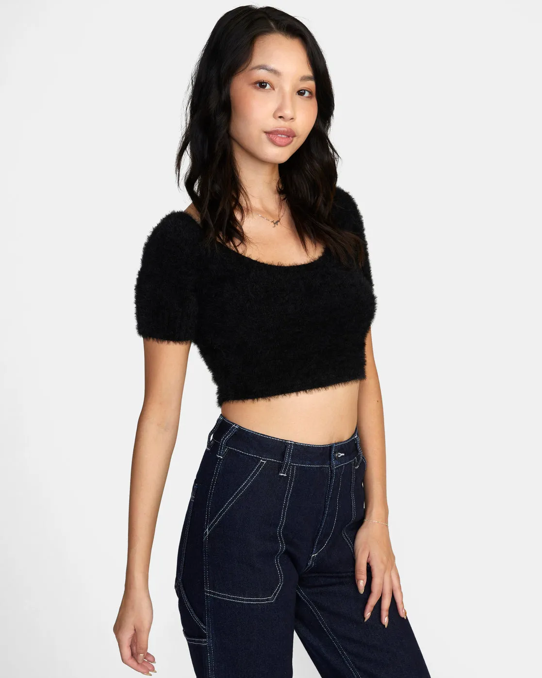 RVCA MURRAY SWEATER - BLK