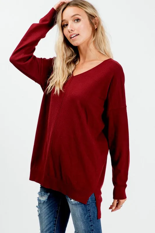 Super Soft V Neck Sweater