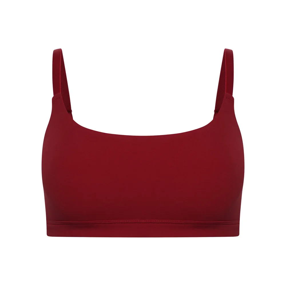 Ultimate Soft Sleep Crop- Cherry